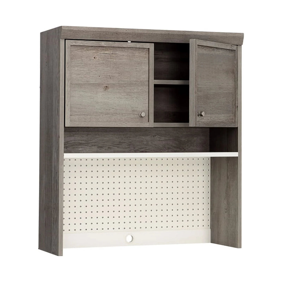 Engineered Wood Storage Hutch in Mystic Oak Finish B640997