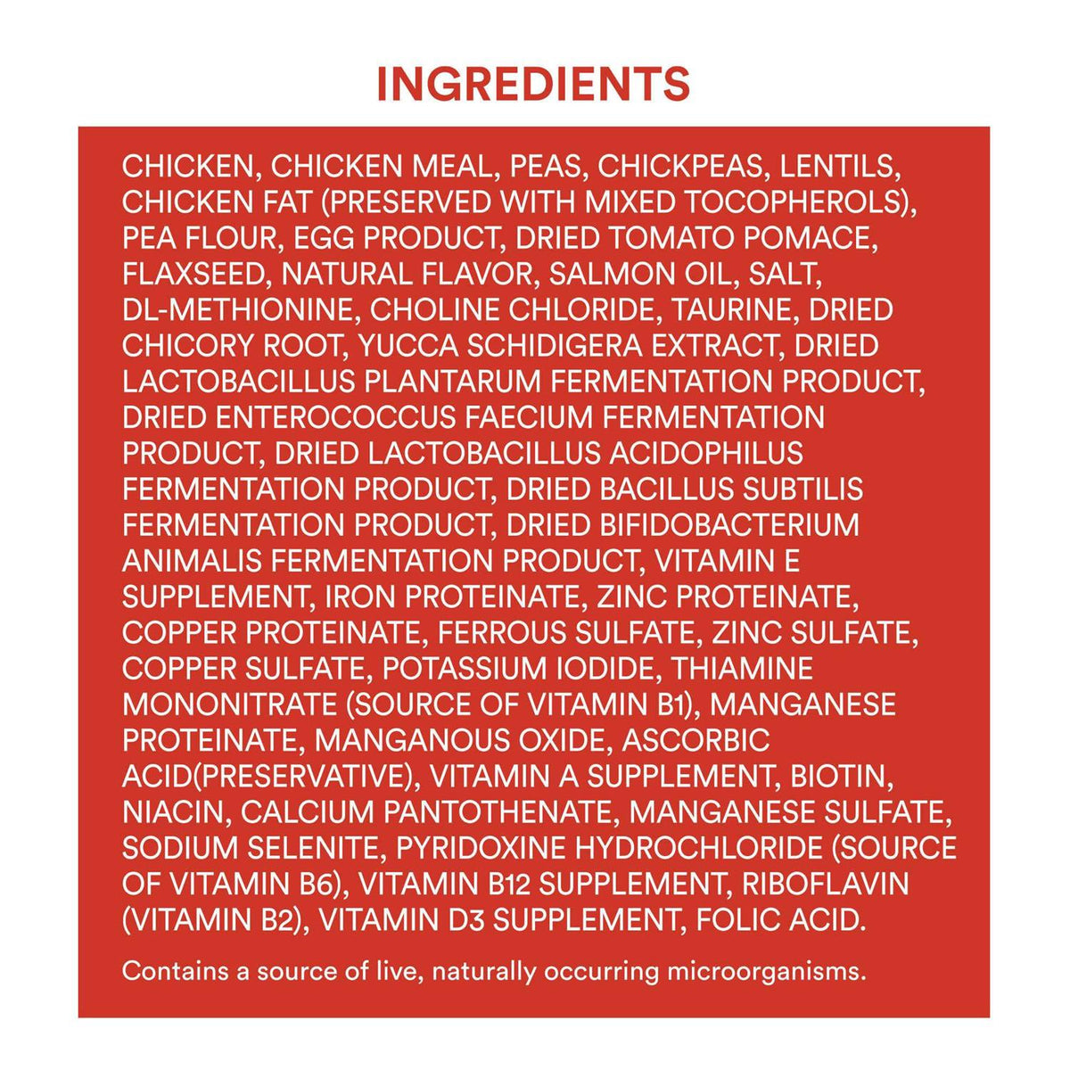 Grain Free Chicken and Pea Recipe Dry Puppy Food U6113