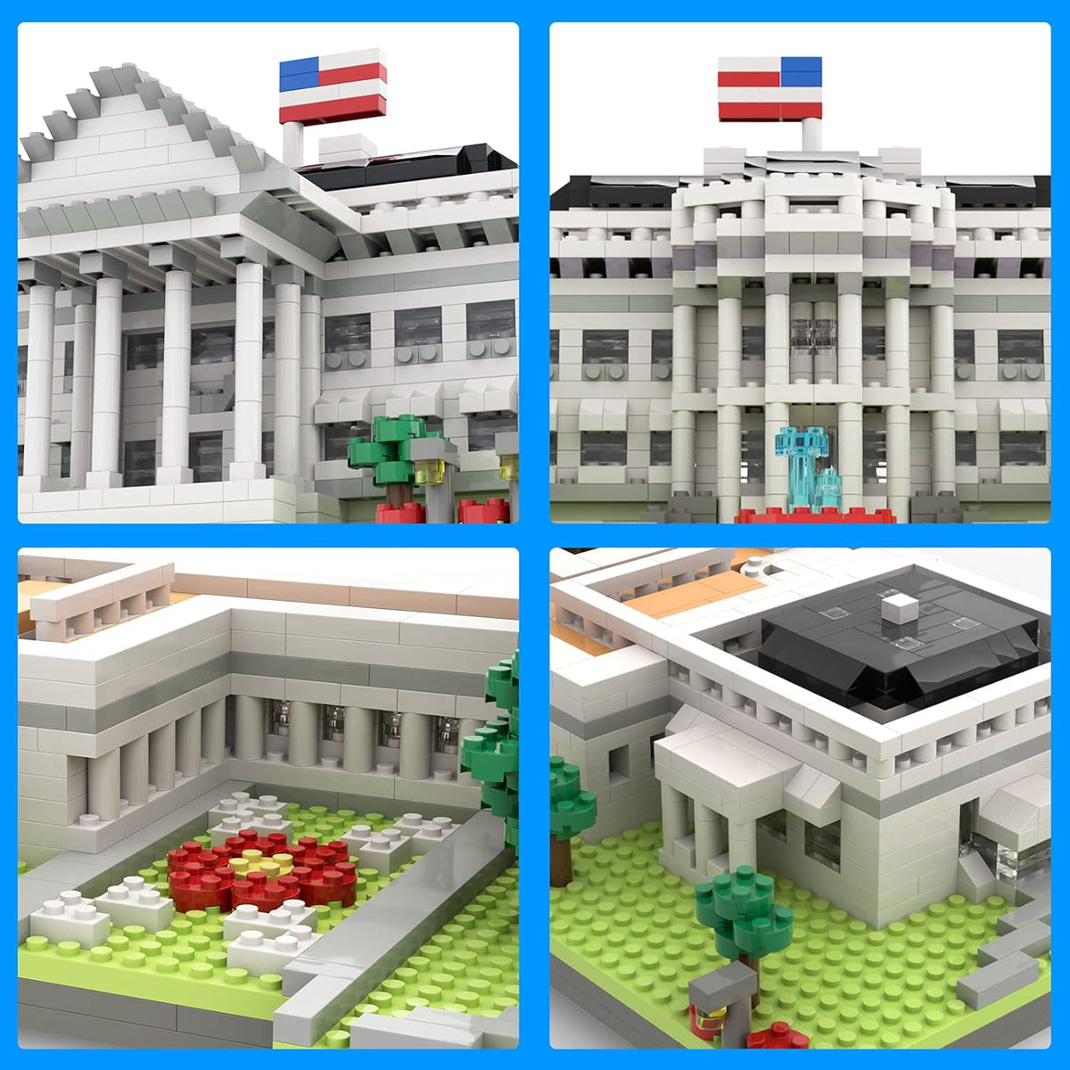 White House U.S. Capital Landmark Model Set Building and Architecture Toys (3000 Pieces) A654458