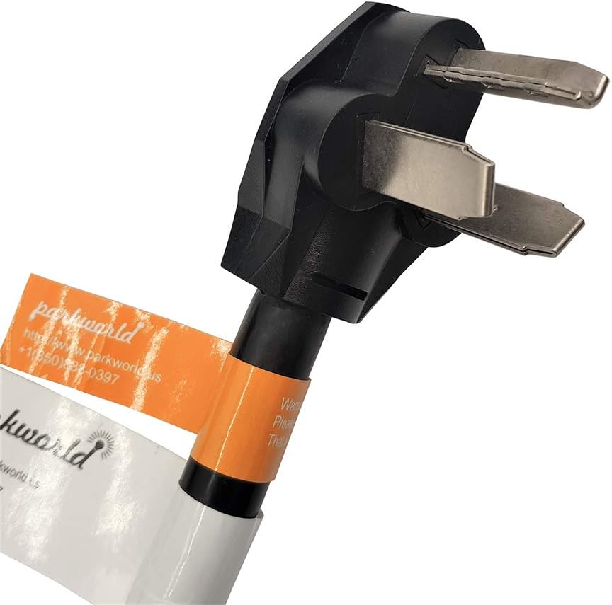 NEMA 10-30P Male Plug to (2) 10-30R Female Receptacle Dryer Y Adapter Cord (35 feet) D397