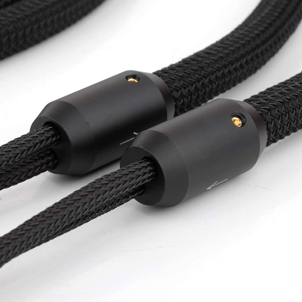 OFC Copper Speaker Cables with Banana Plugs and Gold Plated Connectors K1438