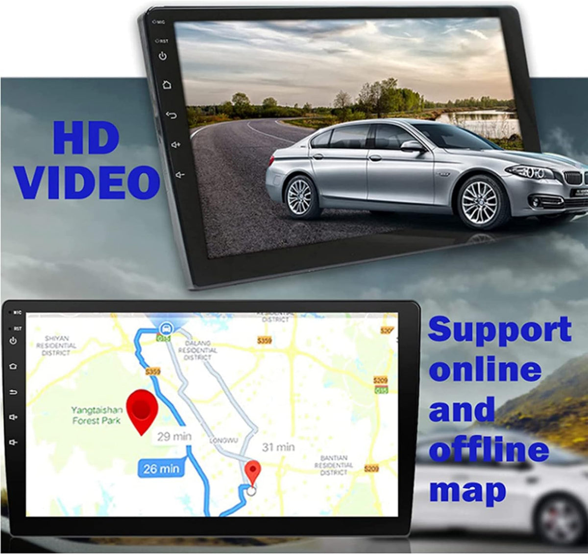 9in Touch Screen Car Stereo Media Player S12748