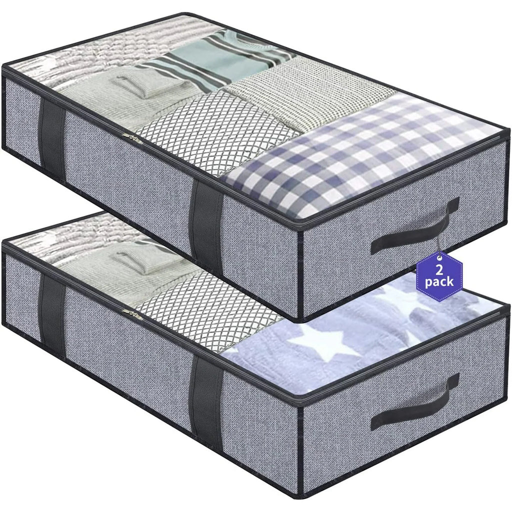 Breathable Zippered Storage Bag with Clear Window T112241