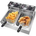 12L Electric Dual Deep Fryer K85829
