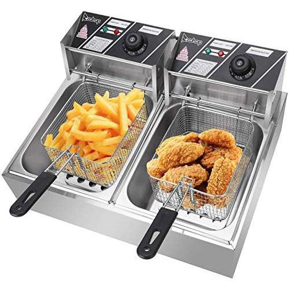 12L Electric Dual Deep Fryer K85829