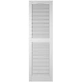 18x22W x 48x22H Vinyl Louver Shutters with Shutter-Loks O307039