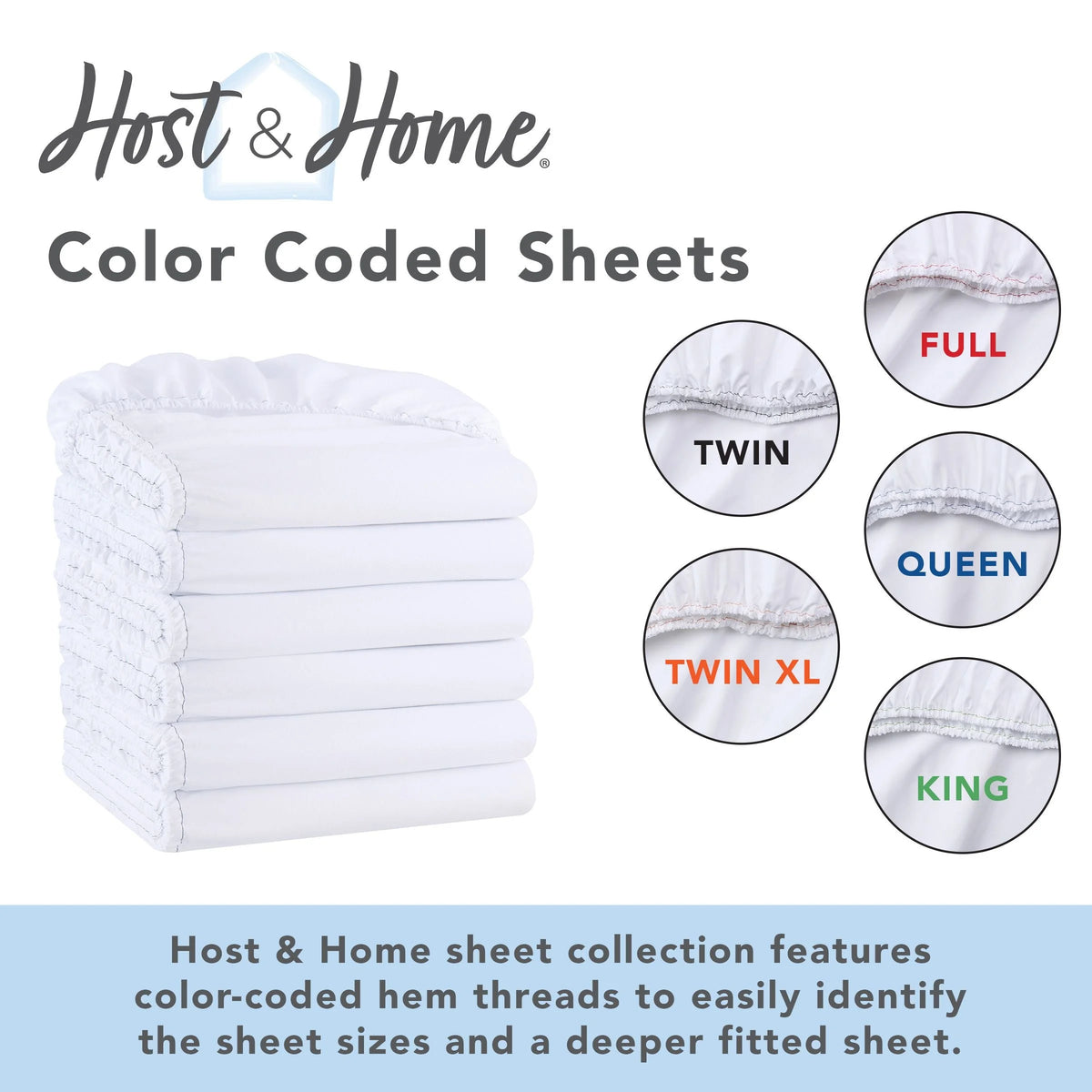 White Queen 6 Pack Brushed Microfiber Fitted Sheets I51146