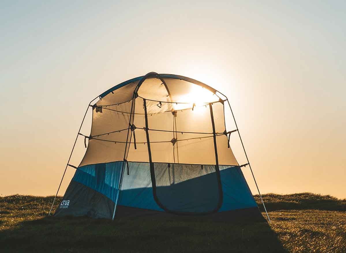 Blue 3 Person Pop-up Tent I21411