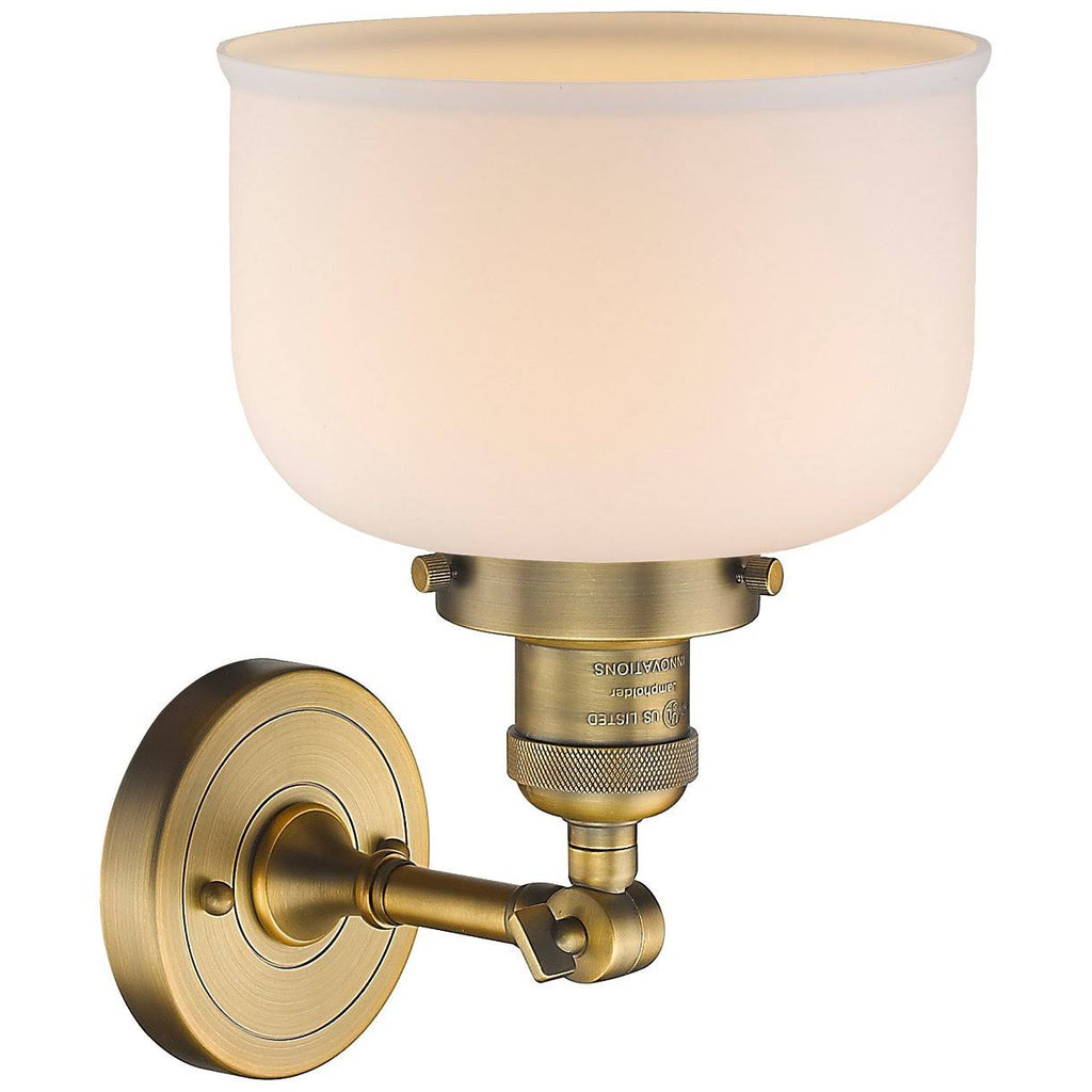 Large Bell 1 Light Sconce LED (Brass) P13563