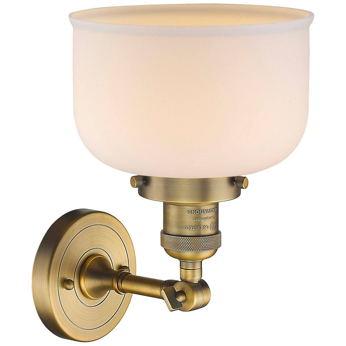 Large Bell 1 Light Sconce LED (Brass) P13563
