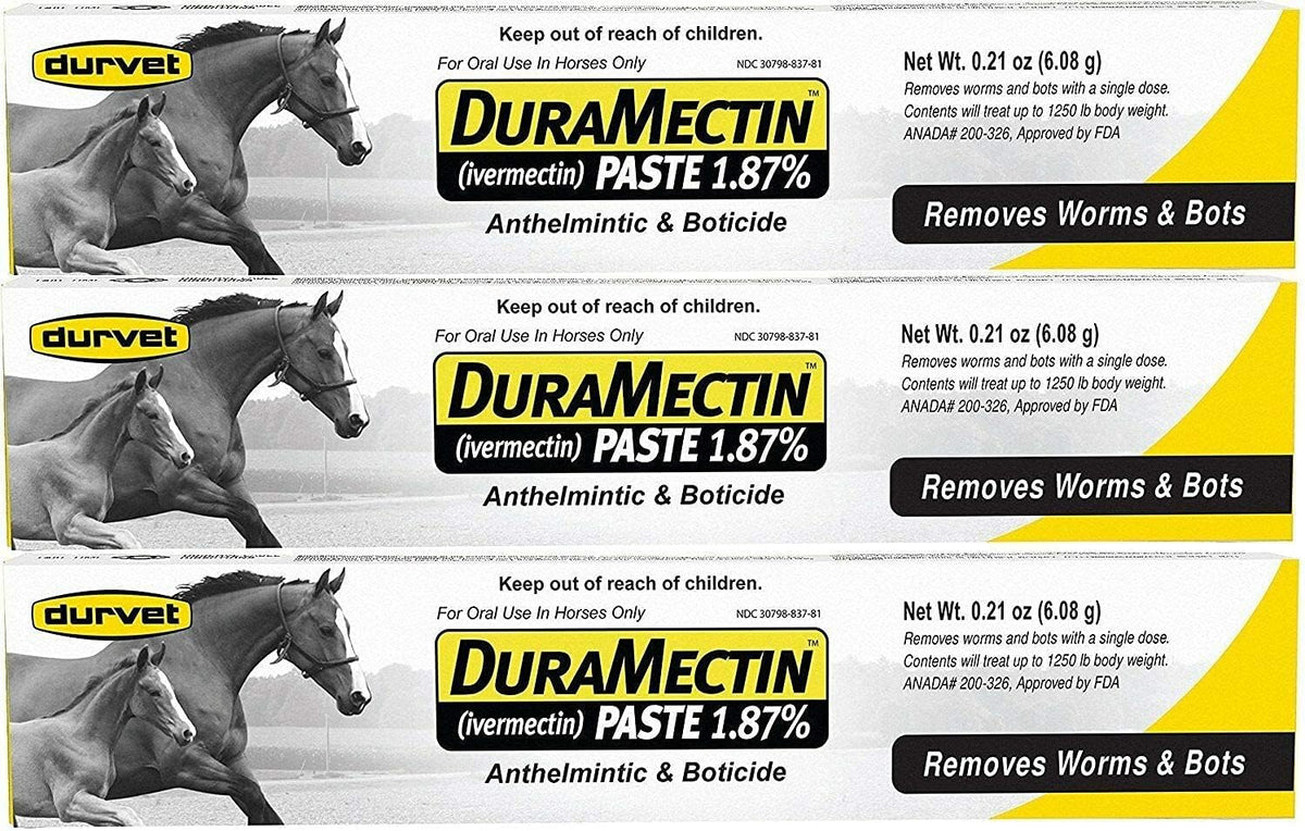 3 Tubes Equine Wormer Paste Y155