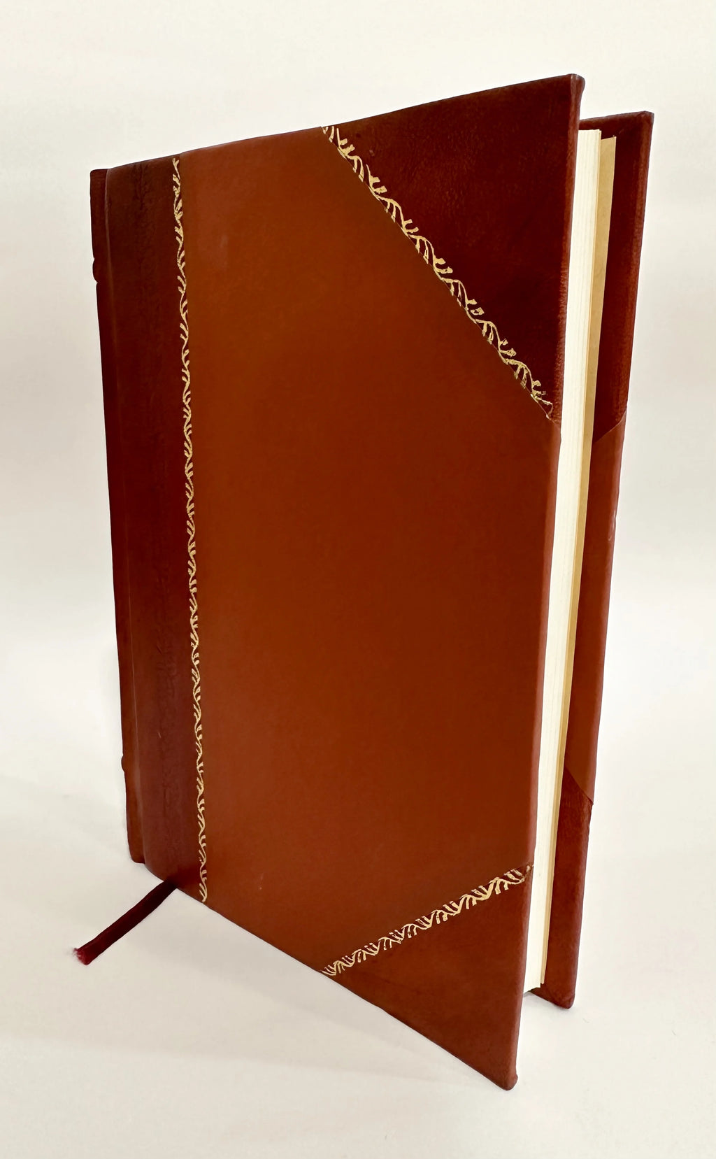 White Leather Bound Book Q93408