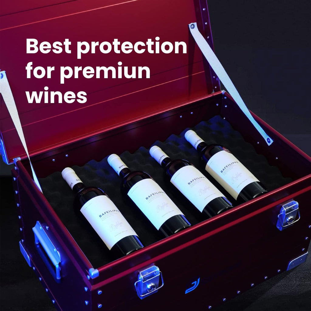 Red Aluminum Hard Protective Carrying Case Y56045