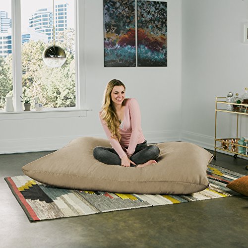Chocolate Bean Bag Floor Pillow and Lounger C341767