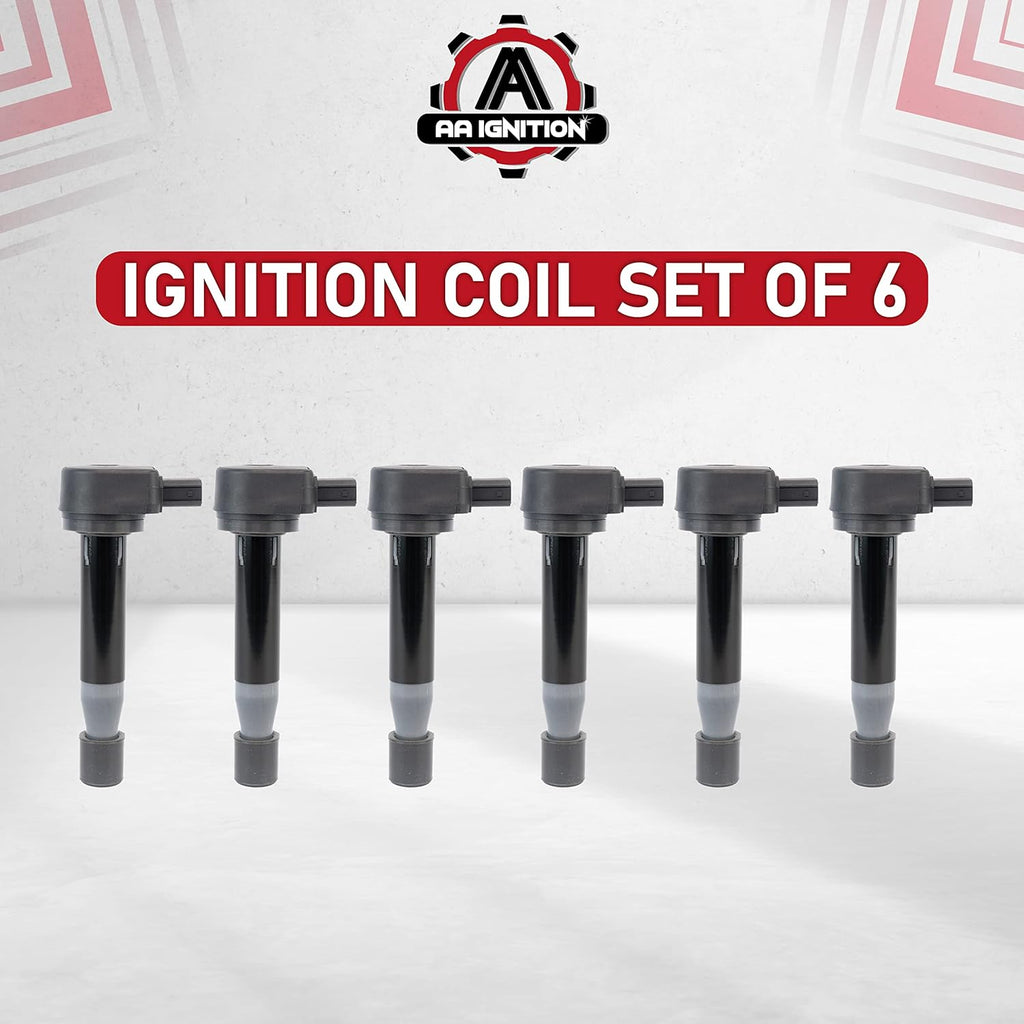 Ignition Coil Pack Set of 6 for Honda, Acura, Saturn Vehicles F486
