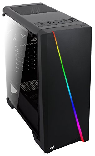Black Mid Tower with Acrylic Side Window T87609