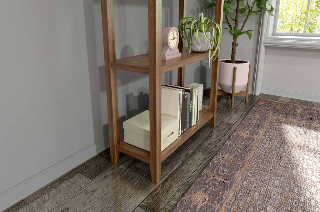 Walnut 3 Shelves Bookcase A6946