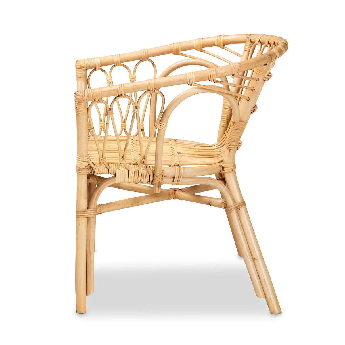 Natural Brown Rattan Dining Chair T31274