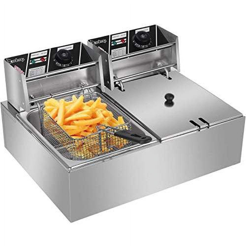 12L Electric Dual Deep Fryer K85829