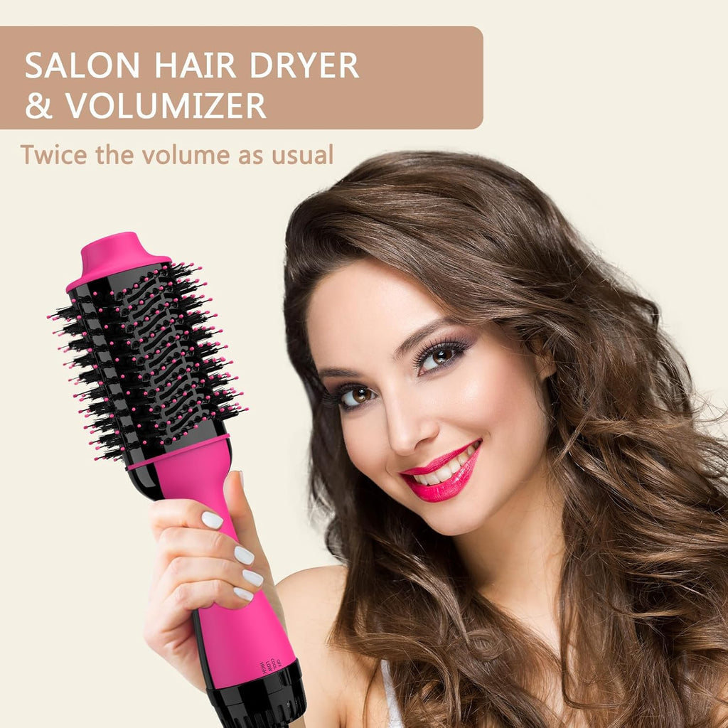 4 in 1 Hot Air Brush with Ceramic Titanium Barrel D46459