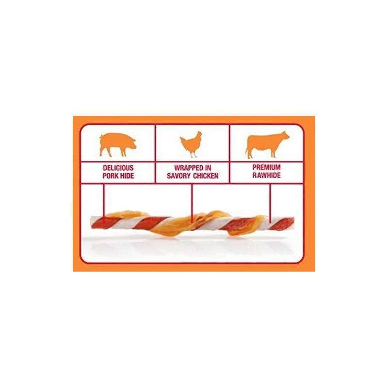 Triple Flavor Twists Pet Supplies D3492