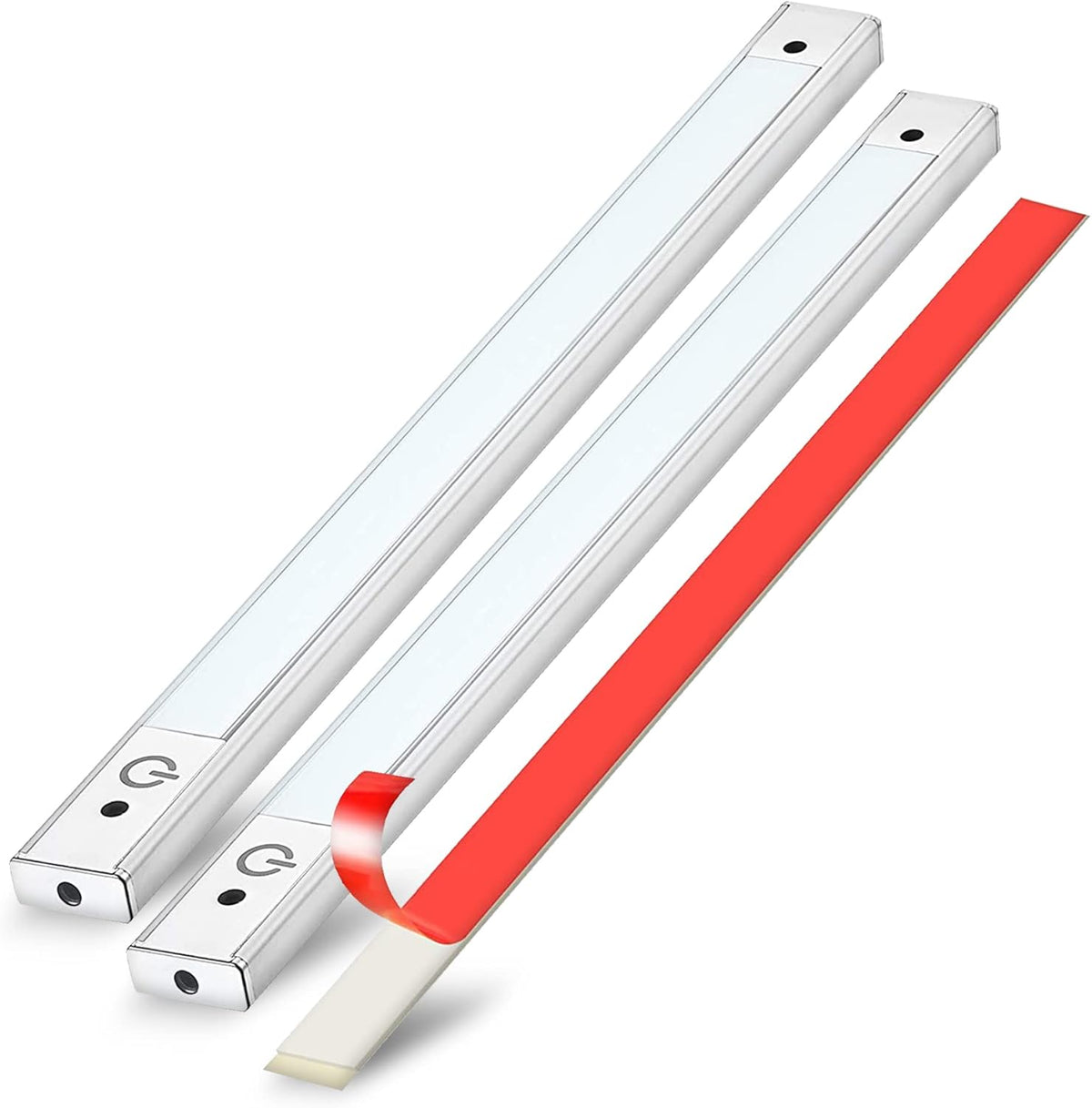 2-Pack 48” Under Cabinet LED Lighting 4000K with 12V Adapter and Sensor Switch U55382