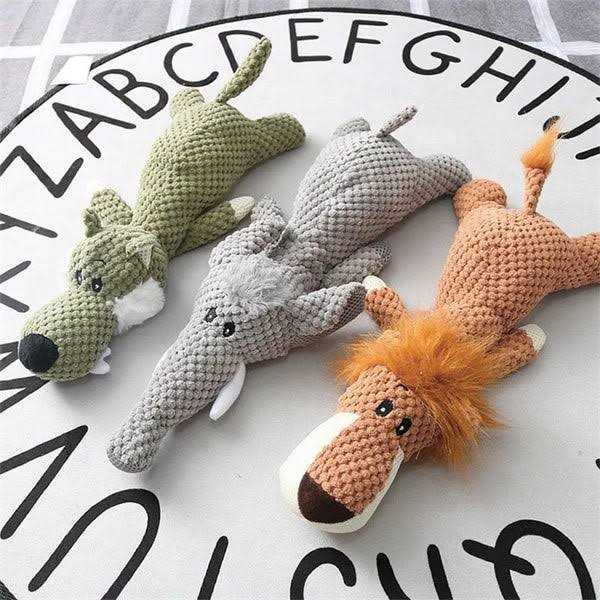 Indestructible Dog Squeaky Plush Toy C78636