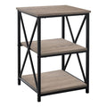 Dark Taupe Contemporary Accent Table Q2066