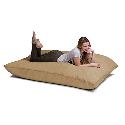 Chocolate Bean Bag Floor Pillow and Lounger C341767