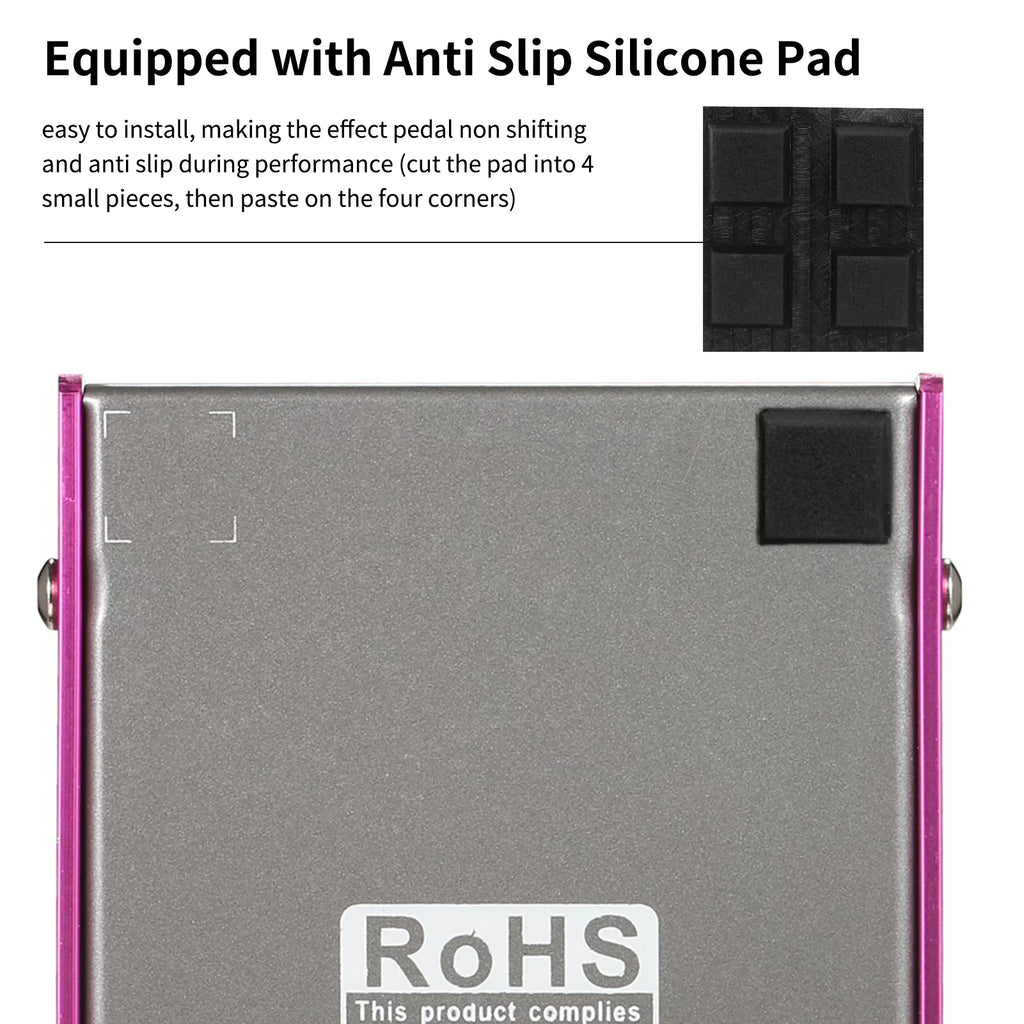 Guitar Effect Pedal Speaker Simulator Purple R7563
