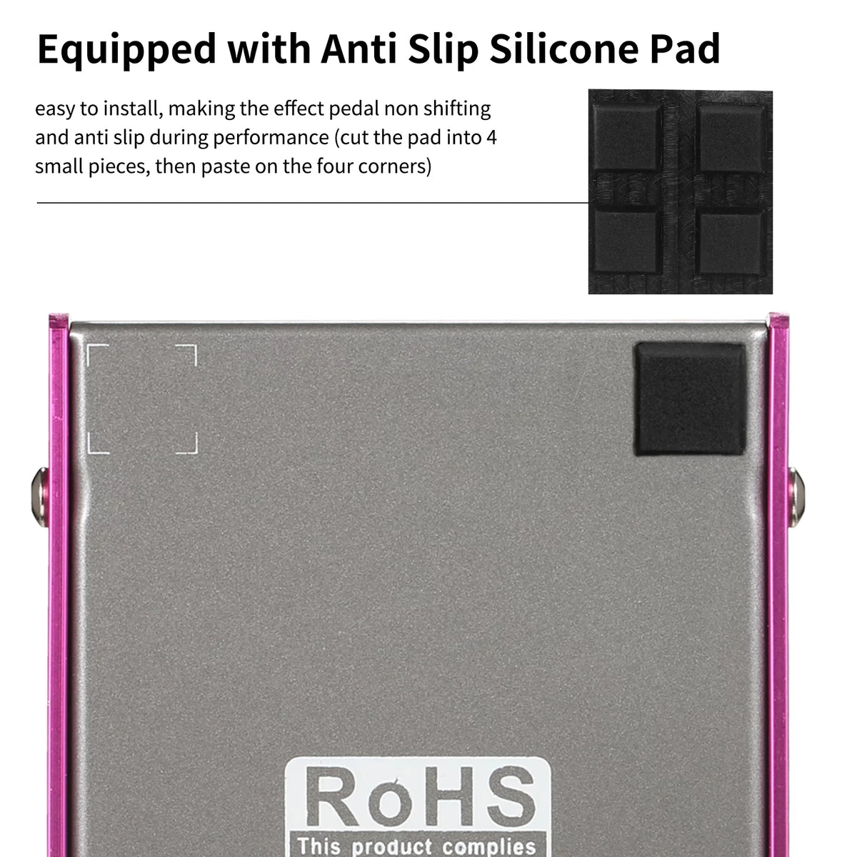 Guitar Effect Pedal Speaker Simulator Purple R7563