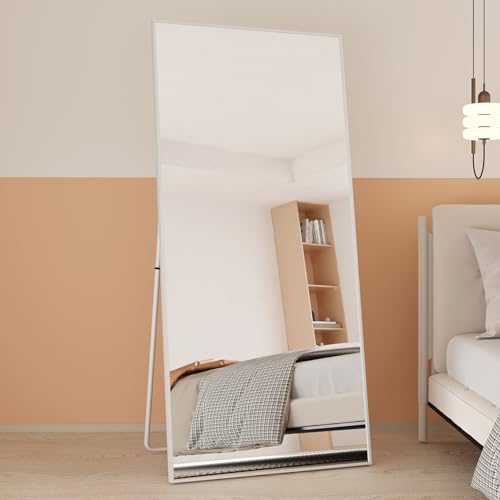 Arched Full Length Tempered Mirror with Aluminum Alloy Frame U78614