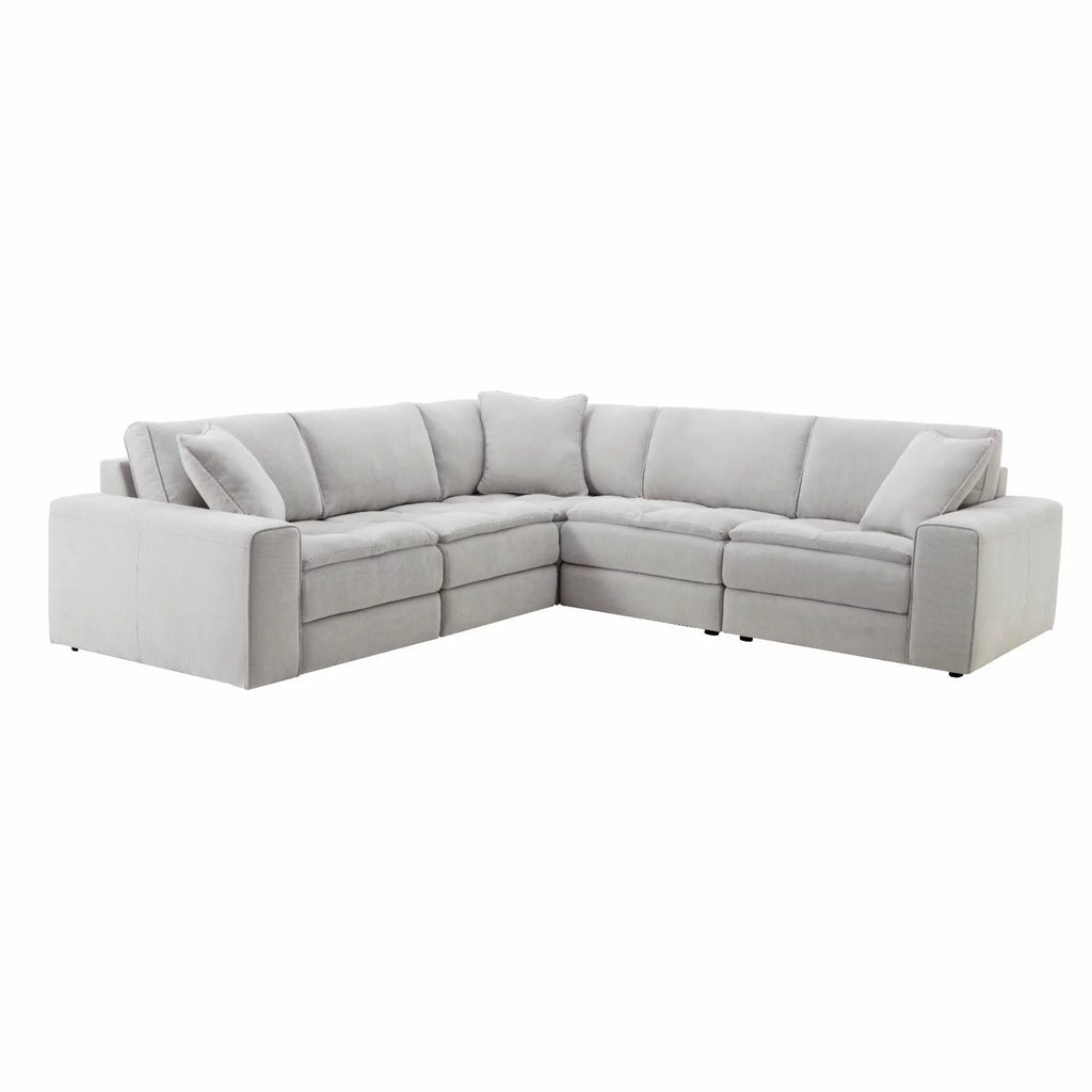 5-Piece L-Sectional Sofa O55972