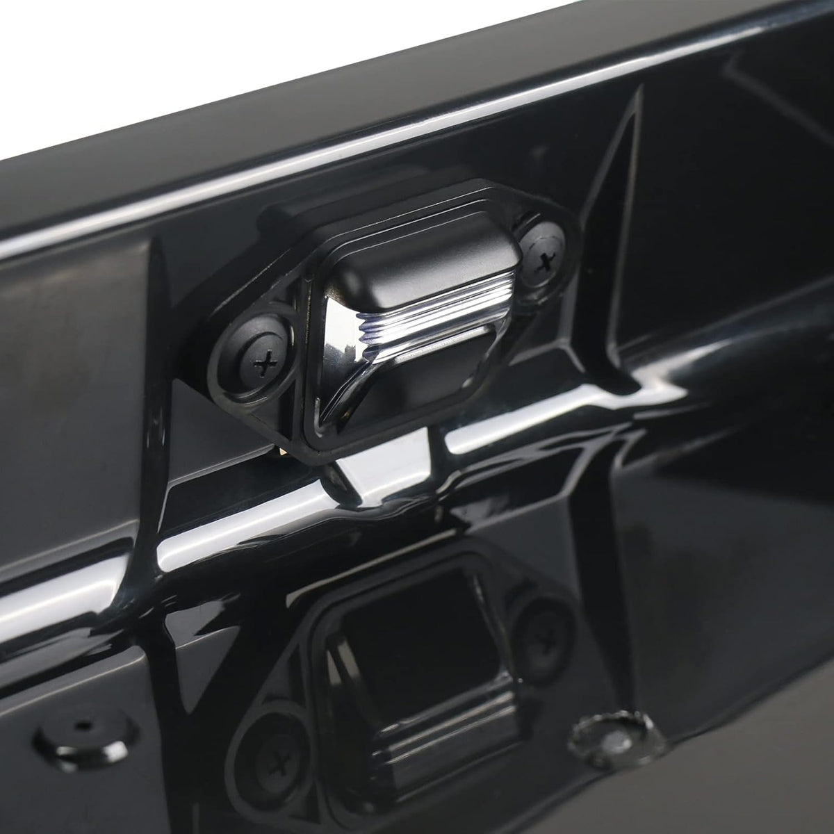 Rear Door Handle & License Plate Bracket for Ford E150 E250 E350 E450 Econoline Van Pack of 2 H68267