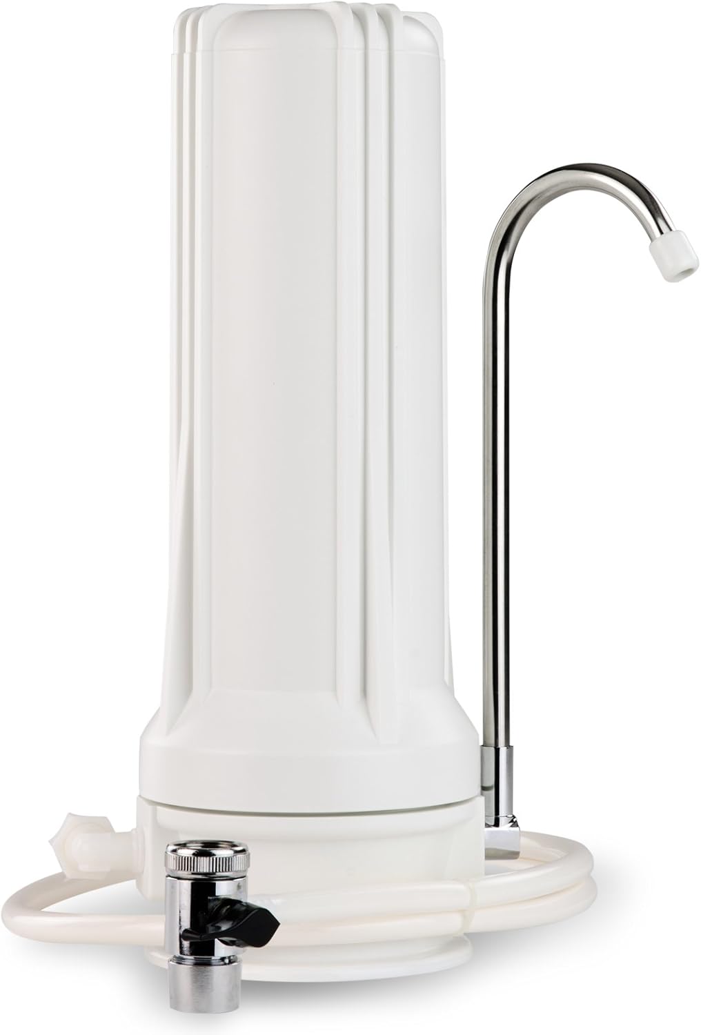 Countertop Drinking Water Filtration System with Carbon Filter, 2.5 x 10, Clear B437