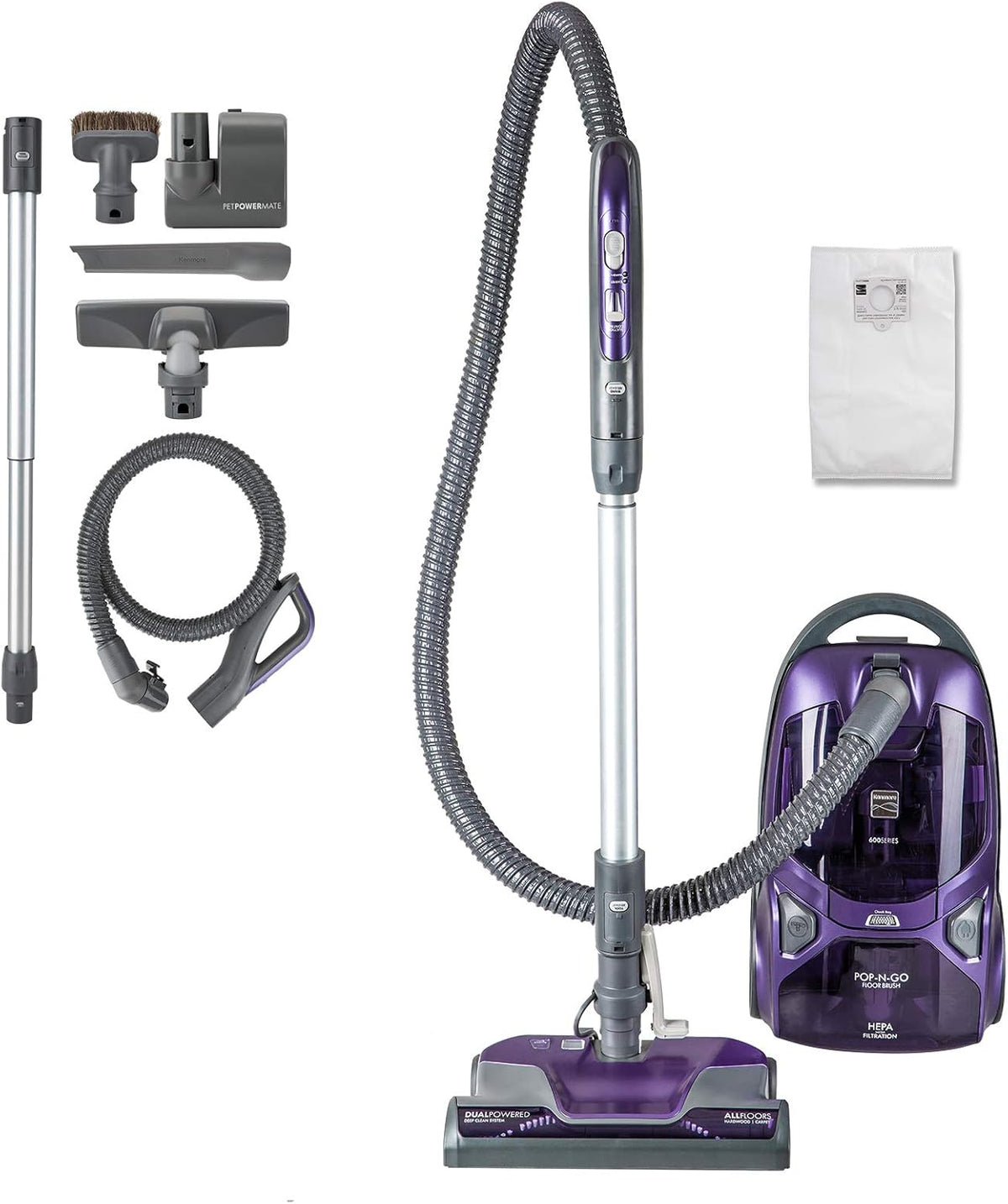 Rose Gold Bagged HEPA Canister Vacuum Cleaner J8777