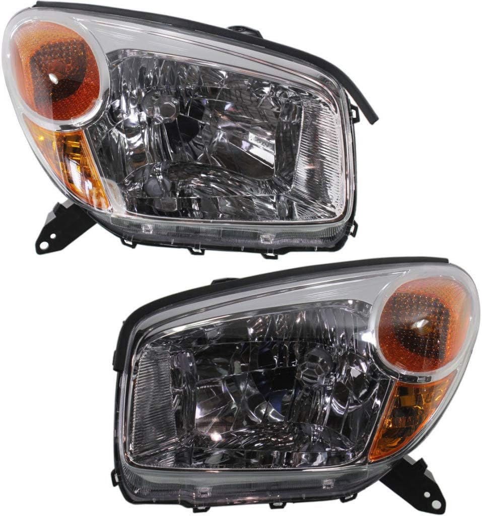 Headlight Assembly Pair for 2004 2005 Toyota RAV4 D642