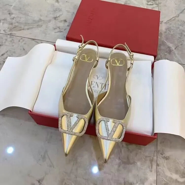 Rhinestone High Heel Sandals T1679
