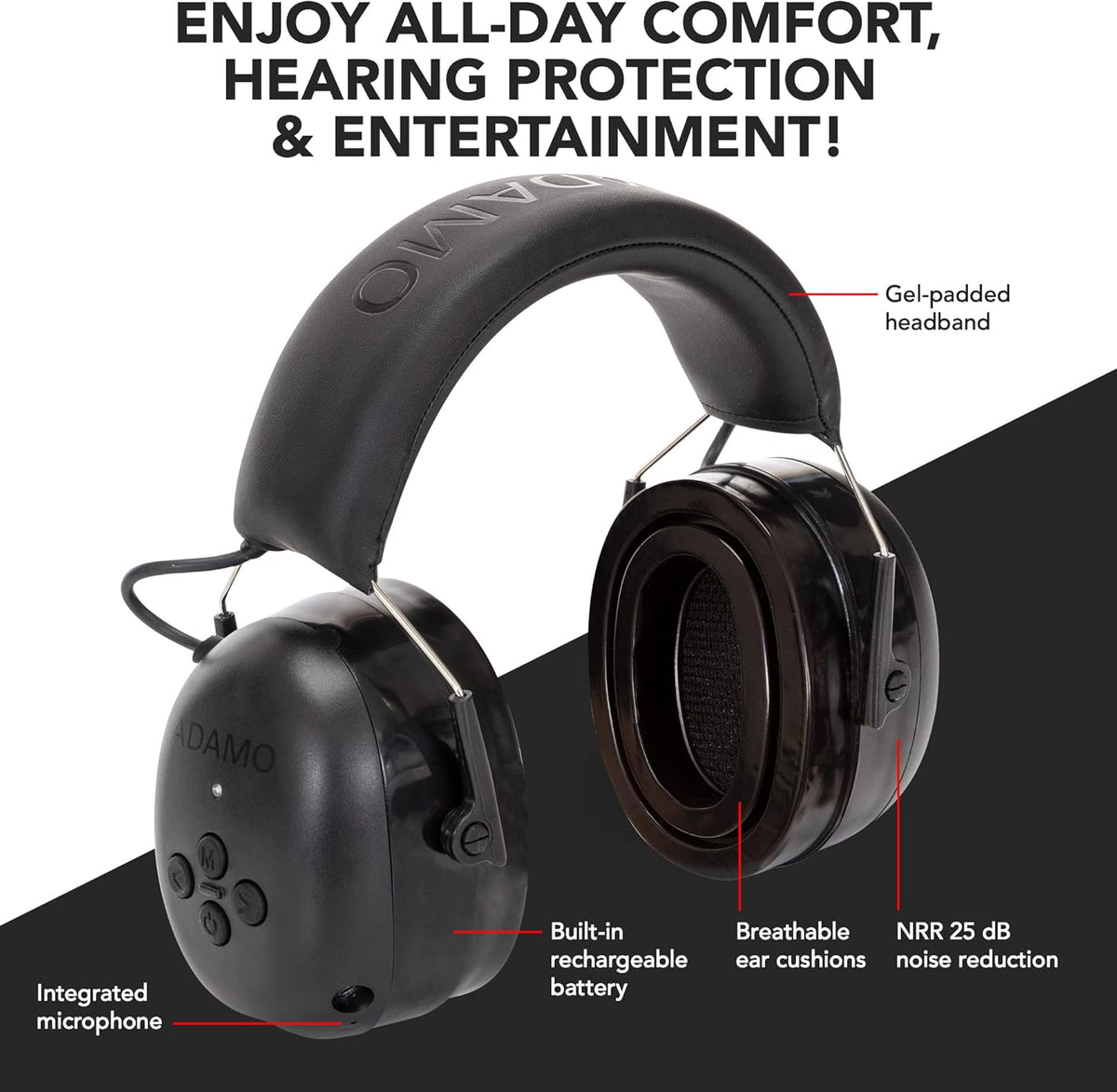 Noise Cancelling Safety Ear Muffs N754