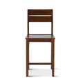 Set of 2 Acacia Wood Counter Chairs E18357