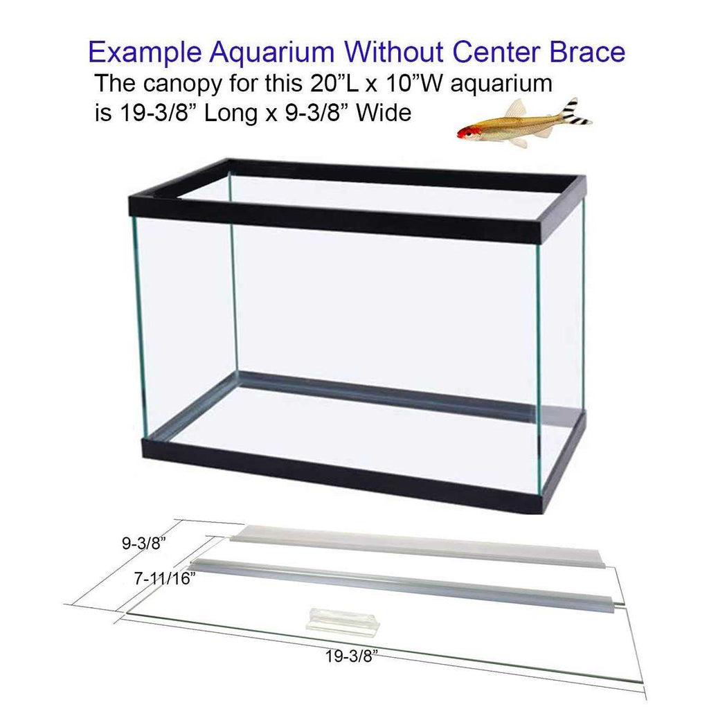 Blue Spotted Glass Canopy for Aquariums A681