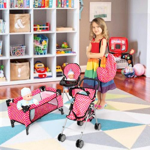 Doll 3 Piece Play Set Baby Doll Accessories I816