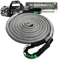 Kinetic Recovery Tow Rope 1in x 30ft Gray X728
