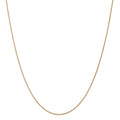 14kt Yellow Gold 1mm Spiga Chain with Lobster Clasp, 20 inch V849