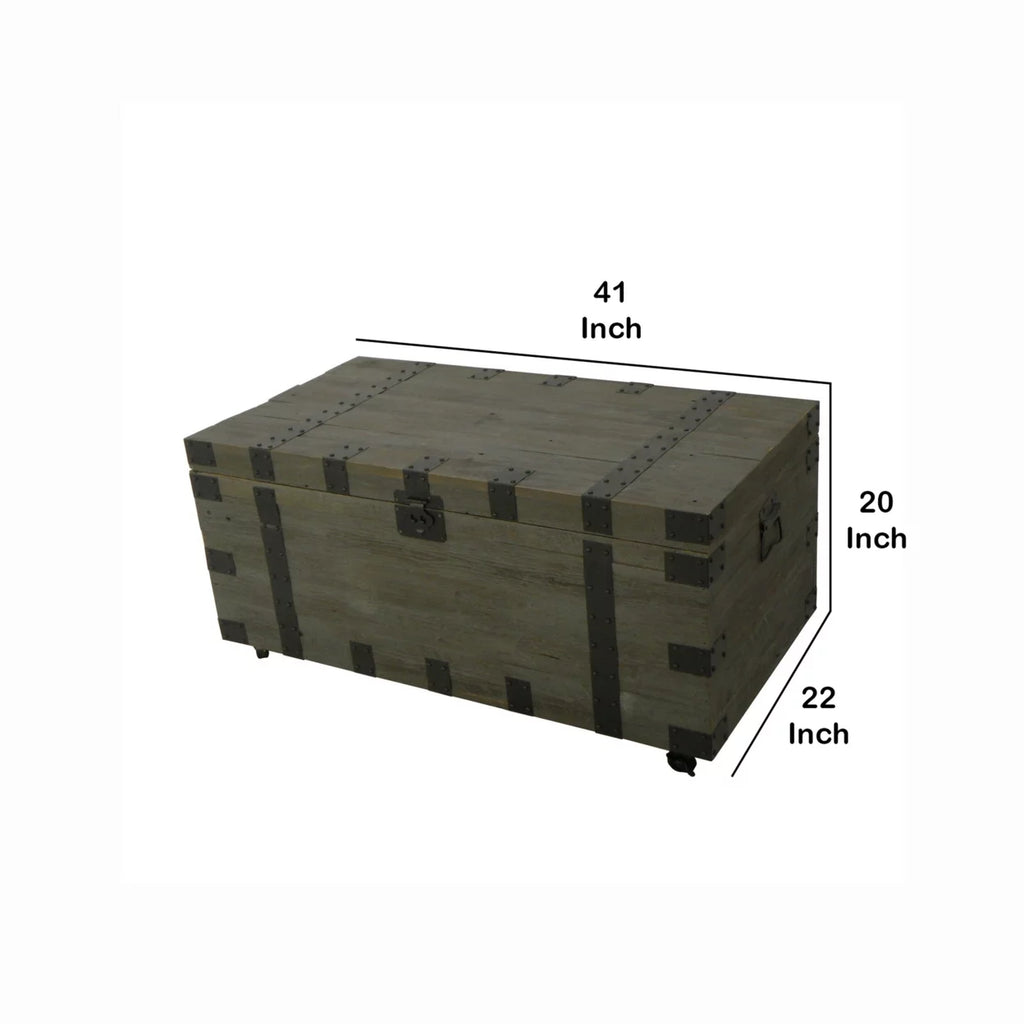 41 Inch Storage Accent Coffee Table I5653