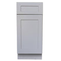 Gray Shaker Base Cabinet with 1 Door and 1 Drawer U161