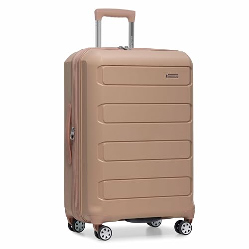 Black 22" Hardshell Expandable Spinner Luggage C7693