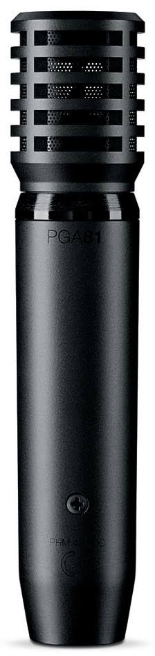 Black Metallic Cardioid Microphone O39663
