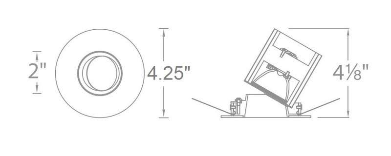 Copper Bronze Adjustable Trim LED Module E389469