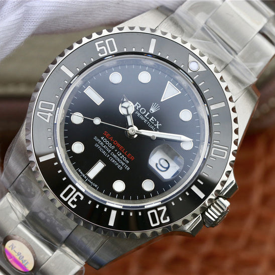 Silver Black Dial 43mm V54727